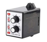 Relé de Temporizador Doble On/Off, 220V, 6S-60M, 5A, 6,1x5x7cm