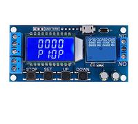 Relé de Tiempo 5 V, 12 V, 24 V, Controlador de retraso, Apagado de retraso, Ciclo 0,01 s - 9999 min Módulo de relé de retardo de Tiempo, Temporizador de Ciclo de Apagado, con Pantalla LCD