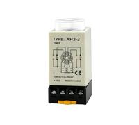 Relé De Tiempo AH3-3, Interruptor De Temporizador De Retardo Ajustable, Interruptor De Temporizador De 3 Minutos AC/DC12V For Sistema De Control Automático(Pack Of 1)