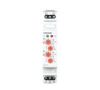 Relé de tiempo cíclico 220 V 24 V 12 V CA/CC Relé intermitente asimétrico entre encendido y apagado Temporizador de reciclaje Tiempo de repetición ajustable(AC DC 12V-240V)