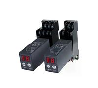 Relé de tiempo con pantalla digital, ciclo pequeño, CC 12 V CC 24 V CA 220 V. Puede reemplazar H3Y-2/4