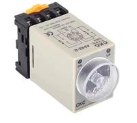 Relé de tiempo de AH3-2, 12V/24V/36V/110V220V/380V, temporizador de retardo, 8 pines con base 30S 60S 3 metres 6M 10M(6M,12V)