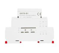Relé de Tiempo de Retardo, GRT8-B1 Mini Temporizador de Apagado Relé de Temporización Relé de Tiempo de Retardo Tipo de Riel DIN AC DC 12V ~ 240V