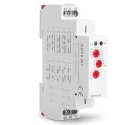 Relé de Tiempo de Retardo Multifuncional, GRT8-M1 Relé de Tiempo de Retardo con 10 Funciones Montaje en Riel DIN AC/DC 12V~240V