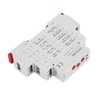 Relé de tiempo de retardo multifuncional, rango de retardo de tiempo súper amplio, montaje de volumen pequeño, Control de equipos industriales de CA en carril DIN de 35mm