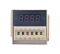 Relé de tiempo DH48S-S-1Z-2Z 220v24v12v380v control ciclo ajustable(DH48S-S-2Z DC24V)