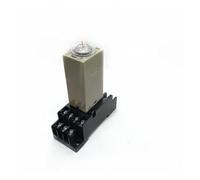 Relé de tiempo digital 1 juego H3Y-4 0-1S 5S 10S 30S 60S 5M 10M 30M Relé de retardo de encendido DPDT de 14 pines, 12 V CC, 24 V CA, 110 V CA, 220 V CA, con base de 5 A(DC12V,0-10S)