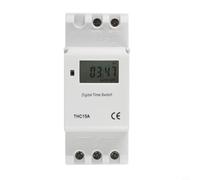 Relé de tiempo digital LCD AC220 V 16 A, programable con calendario semanal/diario, función de memoria en caso de apagón, para la industria y el hogar