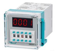Relé de tiempo digital QM4H 220 V SPDT con reinicio relé de retardo de tiempo 99h ajustable pantalla LCD SPDT temporizador para relé 220 V para montaje en carril de sombrero, interruptor de tiempo
