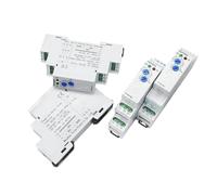 Relé de tiempo electrónico de retardo de encendido AC/DC relé de tiempo de riel DIN 12V-240V 16A 0.1S~10 días (TY09-A1)