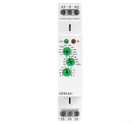 Relé de tiempo multifuncional GRT6-M1 0,1s-10d Retardo Relé de tiempo DIN 10A AC220V Relé de retardo ajustable para control de ventilador, calefacción, iluminación, temporizador digital (ACDC 24 V-240