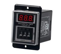 Relé de Tiempo Temporizador de retardo de relé de Tiempo con Pantalla Digital y código de marcación de 220 V CA ASY-3D(AC220V99.9M/withoutbase)