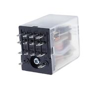 Relé de uso general LED MY4, 1 unidad, 4 pines, 14 pines, CA/CC, 12 V, 24 V, 36 V, 48 V, 110 V, 220 V, 380 V, MY4NJ(AC,24V)