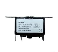 Relé de ventilador de contactor CC PR380 con voltaje de conmutación de 24 V CA y sin pestillo de bobina para un rendimiento fiable del sistema de refrigeración