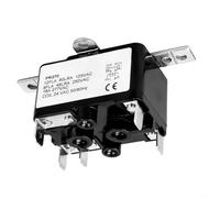 Relé de ventilador SPDT 90370 de 24 V CA, corriente de conmutación de 25 A, control HVAC para ventilador, encapsulado, negro