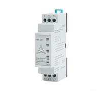 Relé de vigilancia de fase FKV-24F 380V Trifásico Relé de protección contra fallo de fase, detección de errores, motor de tensión, carcasa ABS