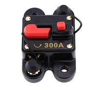 rele disyuntor 24v 300a + Disyuntor Bateria, Akozon Disyuntores de circuito DC12V, Disyuntor para Coche Marino Barco Bicicleta Estéreo Restablecer Audio Fusible(300A)