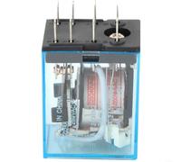 Relé DPDT de 8 pines 240 V bobina de CA, relé de uso general de doble tiro con caja transparente, capacidad de carga de 5 A 10 A para control industrial