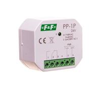 Relé electromagnético 1P 16A 7-30V AC/9-40V DC PP-1P-24V f&f 5908312598527