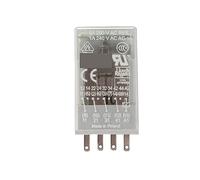 Relé electromagnético de relé intermedio pequeño alta potencia CR-M024DC4L CR-M230AC4L MY4NJ DC12V DC24V AC110V AC220V 1 Uds(CR-M110AC4L AC110V)