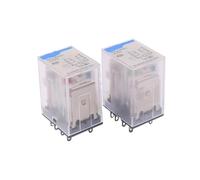 Relé electromagnético NXJ-2Z NXJ-3Z NXJ-4Z con indicador general Mini relé 8 pines 11 pines 14 pines, Piezas(NXJ-3Z 11pin,100 110VDC)