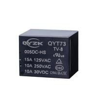 Relé electromagnético Universal pequeño DC T73, 3V/5V/6V/12V/24V/36V/48V, 1 Uds.(5V-10A-1Z)