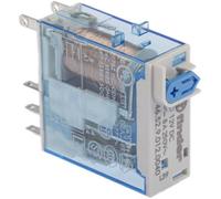 Finder serie 46 - Minirele 2 contacto 8a 12vdc pulsador +indicador