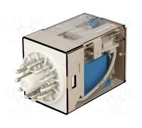 Rele finder 24vdc 2ctos con pulsador de prueba 10a/250vac 60129024.00