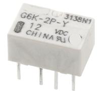 Relé G6K-2P-Y-5VDC DC5V Conector recto de 8 pines G6K-2P-Y-12VDC