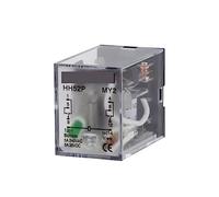 Relé HH52P MY2NJ bobina General DPDT Micro Mini electromagnético Contactor interruptor con Base de enchufe LED 8 pines 5A Rele12V24V220V 1 Uds