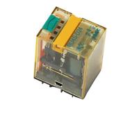 Relé IDEC RU4S-CD1-D24 for gabinete de control de elevador CV330 - Bobina de 24 V CC, dispositivo 4PDT de 14 pines(RU4S-D24 relay)