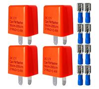 Relé indicador LED electrónico for motocicleta y coche, 4 Uds., con indicador intermitente regulador