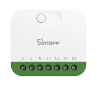 Relé Inteligente Sonoff MINI-2GS Matter sobre WiFi 2 Canales Blanco