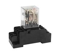 Relé intermedio CDZ9L-52P 53P 54P pequeño HH52PL con luz 8 pies 14 220V 24V(DC24V CDZ9-53PL 11pin base)