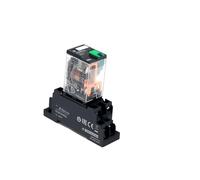 Relé intermedio RXM2LB2BD con base JD 2P7 control DC DC24V12VAC220V(RXM2AB2BD 12A DC24V 8 pins 2 open)