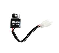 Relé Intermitencia LED para Moto 12V 2 Pines LF1-S-PIN Máx 150W, Relé Intermitencia Universal de 2 Pines, Impermeable, Control de Frecuencia, Carga Máxima 150 W, Central Intermitencia LED para Moto