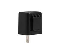 Relé Intermitente Ajustable para el Indicador de Señal de de la Motocicleta, relé Parpadeo con 2 Pines Ajustables para Bombillas LED, Parpadeo Impermeable de 12 V para Flashear a un