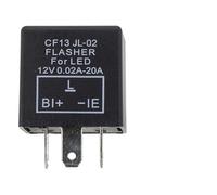 Relé intermitente de coche de 3 pines para fijación de señal de giro LED, decodificador de hiperflash de 12 V con frecuencia de 90/min, compatible con Acura para BMW para Cadillac para Chevrolet para
