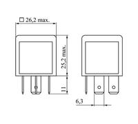 Relé intermitente eléctrico 0 986 332 071 BOSCH para ROVER MG