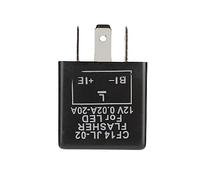 Relé intermitente electrónico for coche CF14 JL-02 de 3 pines, relé luz señal giro automóvil for fijar, Hyper Flash, 1 Uds