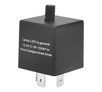 Relé Intermitente, Flasher Cf13 KT Relé de Flash Intermitente LED Ajustable de 3 Pines para Luz de Señal de Hyper Flash Fix Relé Intermitente LED