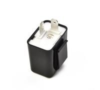 Relé intermitente LED de 2 pines para motocicleta, señal de giro de velocidad ajustable de 12 V, compatible con la mayoría de marcas