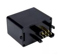 Relé intermitente LED de 7 pines para motocicletas Suzuki - Compatible con intermitentes LED, rango de carga de 0,1 a 100 W, carcasa ABS, color negro