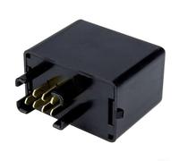 Relé intermitente LED de 7 pines para Suzuki para gsxr Fix para hyper para flash, relé de señal de giro electrónico, 7 pines, resistente al agua, ABS, negro, para Suzuki motocicleta, relé intermitente