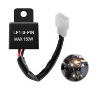 Relé Intermitente LED Electrónico 12V para Moto Rele de Intermitentes Independiente de la Carga Compatible con Lámparas LED y Halógenas Instalación Directa Universal