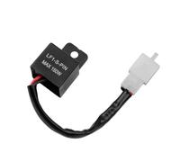 Relé intermitente LED para moto, 12 V, 2 pines, LF1-S-PIN Max 150 W, 12 | 50 a 200 parpadeos/min | Compatible con muchas motocicletas de 12 V equipadas con un conector de 2 pines