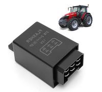 Relé Intermitente Universal 12V 21W 2+1+1 6 Pines, Relé Intermitente Electrónico para Tractor, Vehículos Clásicos, Tractores, Coches, Camiones y Maquinaria, Relé Intermitente 75605146 0335200160