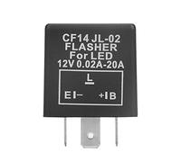 Relé LED, CF14 JL-02 Relé intermitente de 3 clavijas para luz intermitente Hyper Flash Fix 12V
