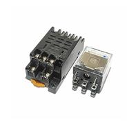 Relé LY3NJ HH63P DPDT Bobina en miniatura Interruptor de relé intermedio electromagnético general con base enchufe AC 220V DC 12V 24V(AC 380V)