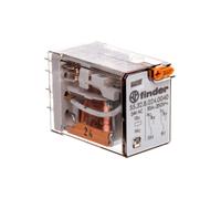 Relé miniatura 2P 10A 24V AC botón 55.32.8.024.0040